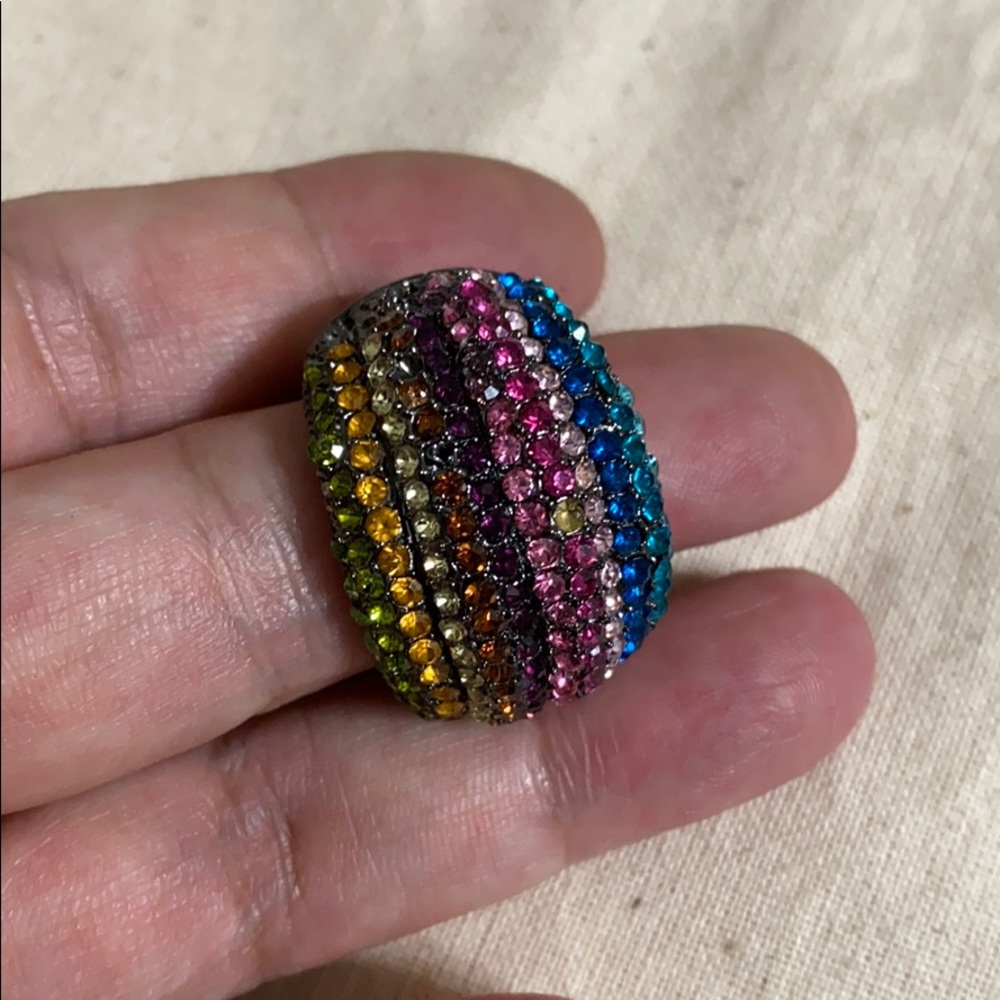 🖤multicolor💕stone ring - Picture 5 of 9